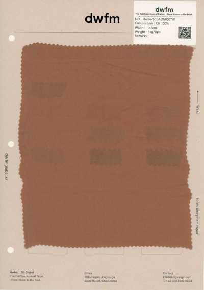 DWFM-SCGAEW0007W voile en cupro lavé