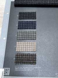 1015550 Bishu 1/14 Laine Brumeuse Pied-de-poule[Textile / Tissu] Takisada Images supplémentaires