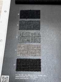 1022659 Glen Check En Laine Recyclée Foulonnée 1/16[Textile / Tissu] Takisada Images supplémentaires