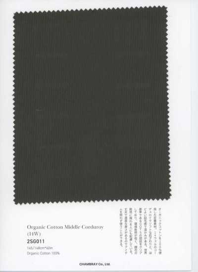 2SG011 Organic Cotton Middle Corduroy(14W)