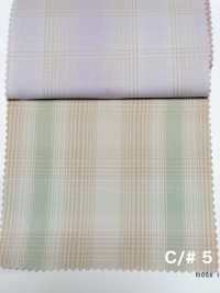 SBT-028 Twill à Carreaux En Fibre De Lyocell TENCEL™ Biologique 40/1[Fabrication De Textile] Textiles Kuwamura Images supplémentaires