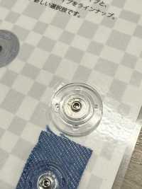 KSP-100 Fermoir-pression Plume, Type Acrylique, Coloris TRANSPARENT[Bouton Pression] Koutoku Button Sous-photo