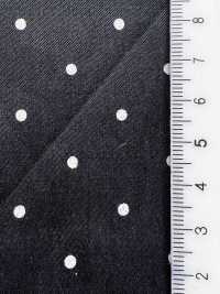 KKG3665-W-HM-122 Satin fibrillé cupro/rayonne grande largeur impression pigmentaire décharge[Textile / Tissu] Uni Textile (Komon Kobo) Images supplémentaires