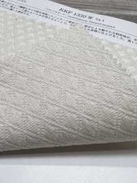 KKF1330-W-1 Jacquard Gaufré[Textile / Tissu] Uni Textile (Komon Kobo) Images supplémentaires