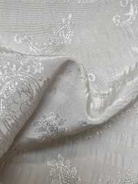 KKF8583-W-1 Jacquard seersucker[Textile / Tissu] Uni Textile (Komon Kobo) Images supplémentaires