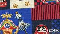 AP65102 Dobby Imprimé Japonais Frais (Rouleau)[Textile / Tissu] COSMO TEXTILE Images supplémentaires