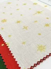 AP65802 Joyeux Noël, Impression Or Tissus De Toile (Rouleau)[Textile / Tissu] COSMO TEXTILE Images supplémentaires