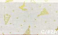 AP65802 Joyeux Noël, Impression Or Tissus De Toile (Rouleau)[Textile / Tissu] COSMO TEXTILE Images supplémentaires