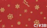 AP65802 Joyeux Noël, Impression Or Tissus De Toile (Rouleau)[Textile / Tissu] COSMO TEXTILE Images supplémentaires
