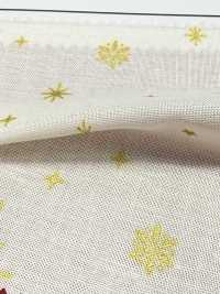 AP65802 Joyeux Noël, Impression Or Tissus De Toile (Rouleau)[Textile / Tissu] COSMO TEXTILE Images supplémentaires