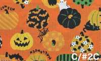 SP6515 Imprimé JOYEUX HALLOWEEN en tissus de toile (rouleau)[Textiles / Tissus] COSMO TEXTILE Images supplémentaires