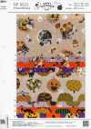 SP6515 Imprimé JOYEUX HALLOWEEN en tissus de toile (rouleau)