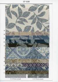 SP6580 Motif floral surteint en tissus de toile (rouleau)[Textiles / Tissus] COSMO TEXTILE Images supplémentaires