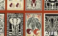 NN2336 RETONO Un/nö Imprimé africain à panneaux tissus de toile (rouleau)[Textiles / Tissus] COSMO TEXTILE Images supplémentaires