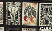 NN2336 RETONO Un/nö Imprimé africain à panneaux tissus de toile (rouleau)[Textiles / Tissus] COSMO TEXTILE Images supplémentaires