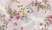 RU2530 RURU BOUQUET Imprimé couronne de roses tissus de toile (rouleau)[Textiles / Tissus] COSMO TEXTILE Images supplémentaires