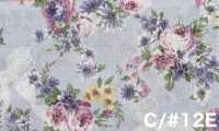 RU2530 RURU BOUQUET Imprimé couronne de roses tissus de toile (rouleau)[Textiles / Tissus] COSMO TEXTILE Images supplémentaires