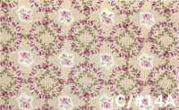 RU2530 RURU BOUQUET Imprimé couronne de roses tissus de toile (rouleau)[Textiles / Tissus] COSMO TEXTILE Images supplémentaires