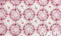 RU2530 RURU BOUQUET Imprimé couronne de roses tissus de toile (rouleau)[Textiles / Tissus] COSMO TEXTILE Images supplémentaires