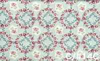 RU2530 RURU BOUQUET Imprimé couronne de roses tissus de toile (rouleau)[Textiles / Tissus] COSMO TEXTILE Images supplémentaires