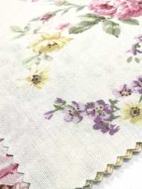 RU2530 RURU BOUQUET Imprimé couronne de roses tissus de toile (rouleau)[Textiles / Tissus] COSMO TEXTILE Images supplémentaires