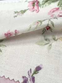 RU2530 RURU BOUQUET Imprimé couronne de roses tissus de toile (rouleau)[Textiles / Tissus] COSMO TEXTILE Images supplémentaires