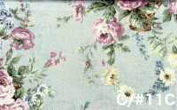 RU2530 RURU BOUQUET Imprimé couronne de roses tissus de toile (rouleau)[Textiles / Tissus] COSMO TEXTILE Images supplémentaires