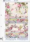 RU2530 RURU BOUQUET Imprimé couronne de roses tissus de toile (rouleau)