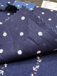 CF-IDGPT3 Coton Lin Indigo décharge[Textile / Tissu] HOKKOH Images supplémentaires
