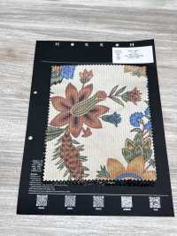 5024-1380-1 Velours côtelé 8W grande largeur botanique[Textile / Tissu] HOKKOH Images supplémentaires
