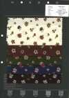 5026-303-1 Tissu bandana épais, petites fleurs