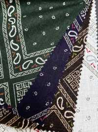 5026-310-1 Clip De Bretelle Bandana Cross-Off, Motif Bandana Multicolore[Textile / Tissu] HOKKOH Images supplémentaires