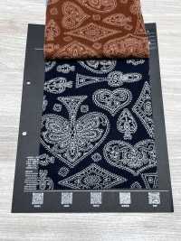 5026-1330-1 Tissu Bandana Imprimé Décharge Trump Paisley[Textile / Tissu] HOKKOH Images supplémentaires