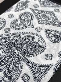 5026-1330-1 Tissu Bandana Imprimé Décharge Trump Paisley[Textile / Tissu] HOKKOH Images supplémentaires