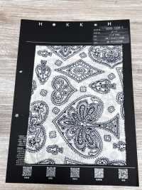 5026-1330-1 Tissu Bandana Imprimé Décharge Trump Paisley[Textile / Tissu] HOKKOH Images supplémentaires