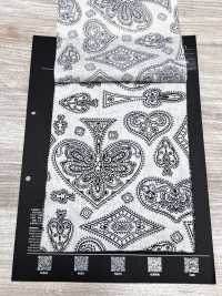 5026-1330-1 Tissu Bandana Imprimé Décharge Trump Paisley[Textile / Tissu] HOKKOH Images supplémentaires