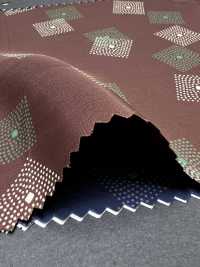5026-365-1 Vintage Fira En Rayonne OLD à Pois Carrés[Textile / Tissu] HOKKOH Images supplémentaires
