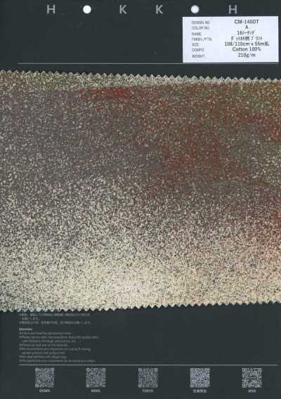 CM-140DT 16 toile écrue camouflage à pois