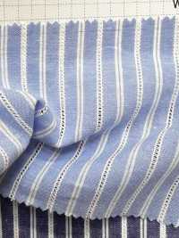 SB94291 Rayure Dobby Coton Et Ramie[Textile / Tissu] SHIBAYA Images supplémentaires