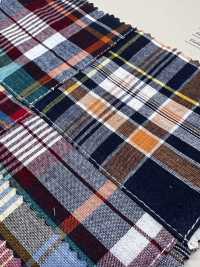 INDIA-2158 Patchwork Madras[Textiles / Tissus] Arinobe Shoten Images supplémentaires