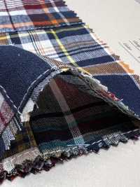 INDIA-2158 Patchwork Madras[Textiles / Tissus] Arinobe Shoten Images supplémentaires