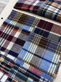 INDIA-2158 Patchwork Madras[Textiles / Tissus] Arinobe Shoten Images supplémentaires