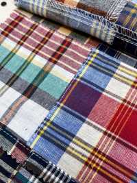 INDIA-2158 Patchwork Madras[Textiles / Tissus] Arinobe Shoten Images supplémentaires