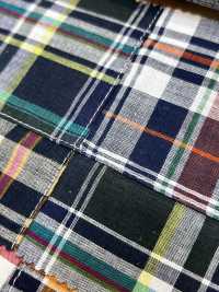INDIA-2158 Patchwork Madras[Textiles / Tissus] Arinobe Shoten Images supplémentaires