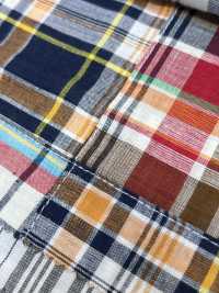 INDIA-2158 Patchwork Madras[Textiles / Tissus] Arinobe Shoten Images supplémentaires