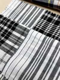 INDIA-2158 Patchwork Madras[Textiles / Tissus] Arinobe Shoten Images supplémentaires