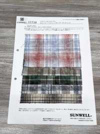 35538 21 sergé de coton simple fil à carreaux tartan tremblants[Textile / Tissu] SUNWELL Images supplémentaires