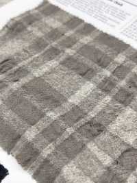 OFI2480 Carreaux ombre froncés en coton et laine[Textiles / Tissus] Oharayaseni Images supplémentaires