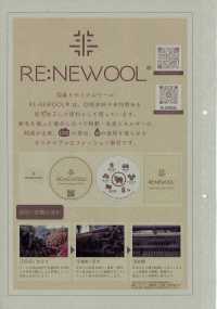 1011550 RE:NEWOOL® Denim[Textile / Tissu] Takisada Images supplémentaires