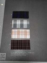 1051701 Seersucker T/C Teint En Fil, Chaîne Uniquement, à Armure Ouverte[Textile / Tissu] Takisada Images supplémentaires